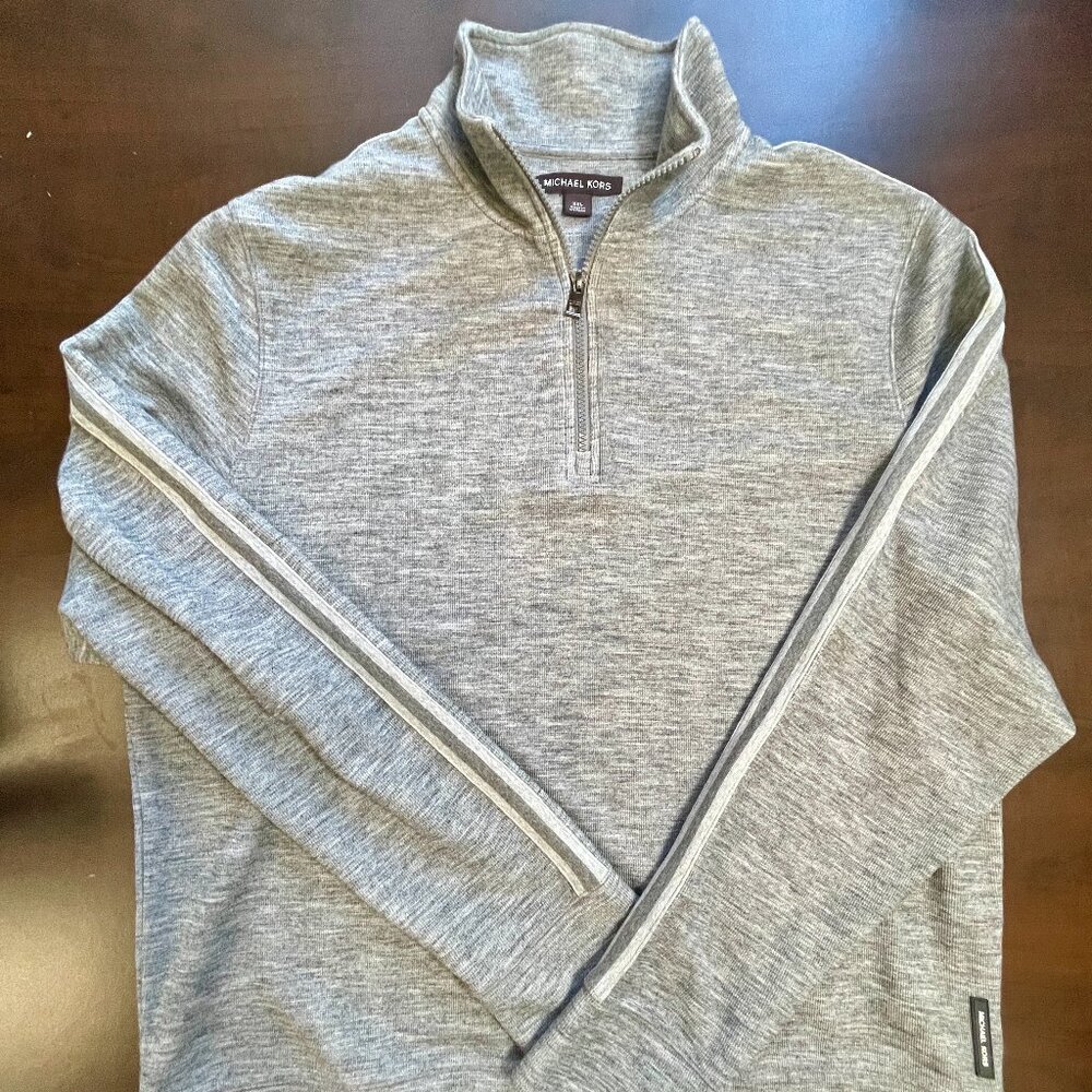 Michael Kors Quarter Zip Mens Sweater Size XXL